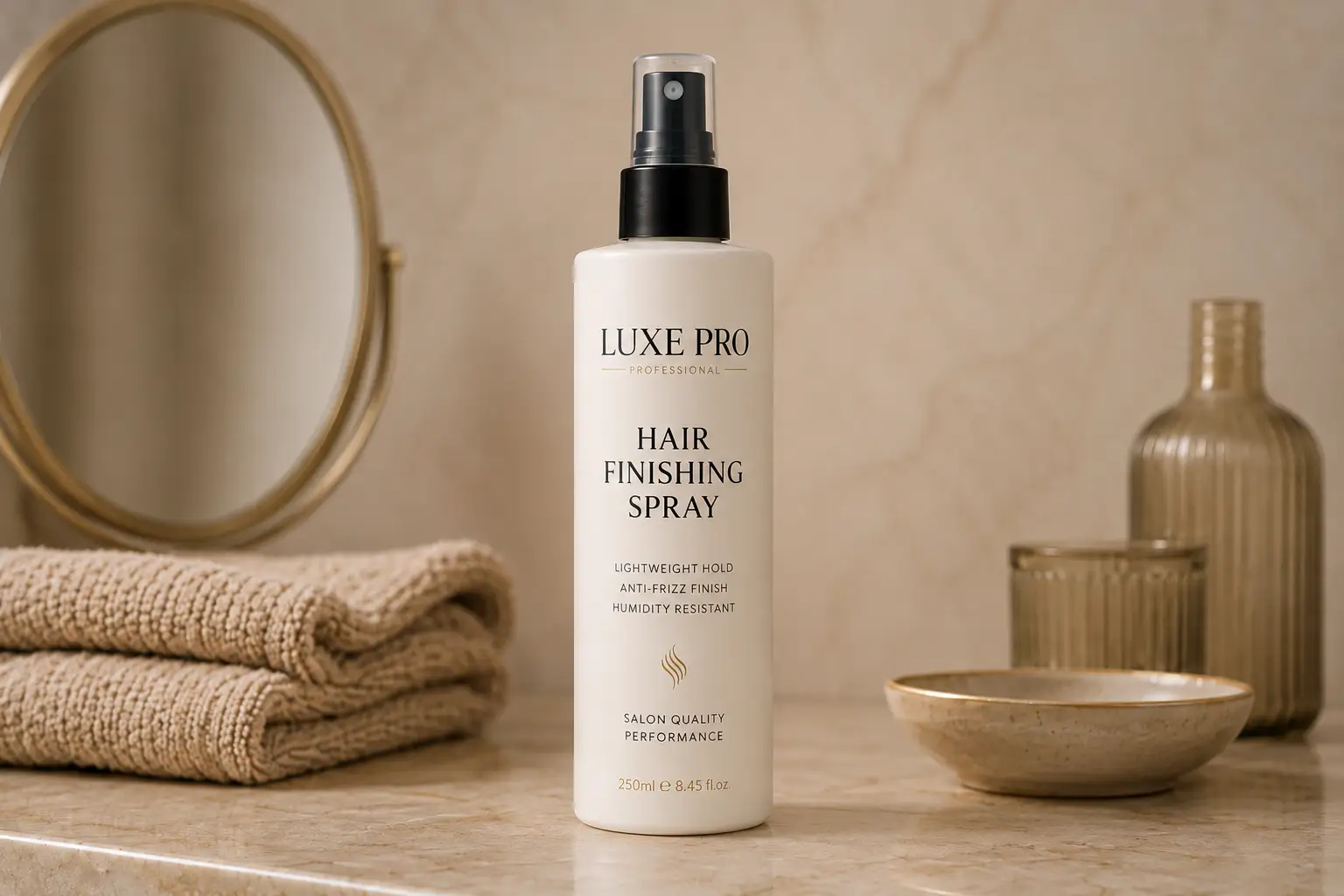 Professional flexible hold finishing spray